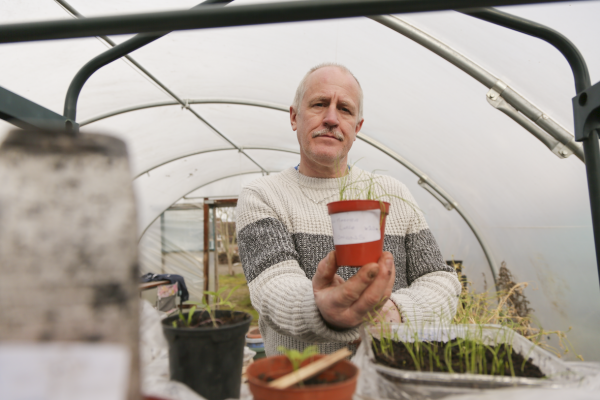 Dave Collins, Barlow Road Allotments, 2021 © Denise Maxwell