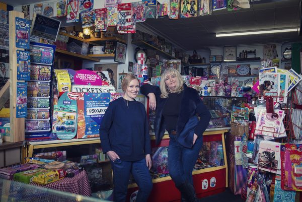 Margaret and Kate inside Maggie's Corner Shop © Marta Kochanek, Wednesbury High Street Stories HSHAZ, 2021